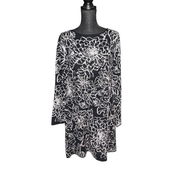 Cynthia Rowley Floral Sweater Dress - Picture 1 of 6